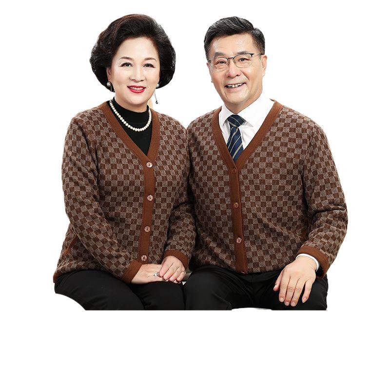 거대한 두꺼운 기모 두꺼운 따뜻한 탑 외부 스웨터 스웨터 어머니 외부 착용 두꺼운 옷 패션 겨울 엄마와 아빠