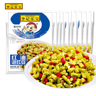 Lee Kee Bao Le Marked Bubble cowpea 100gx5 Acid beans Next meal Pickles Flavor dish Sichuan Province pickled cabbage