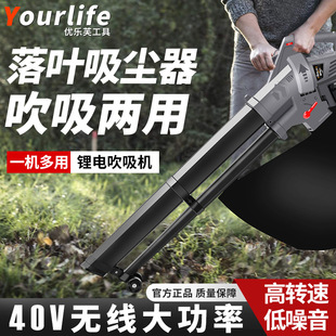 Hair Dryer Portable High-Power Lithium Battery Leaf Collector High Wind Charging Dust Removal Road Blower