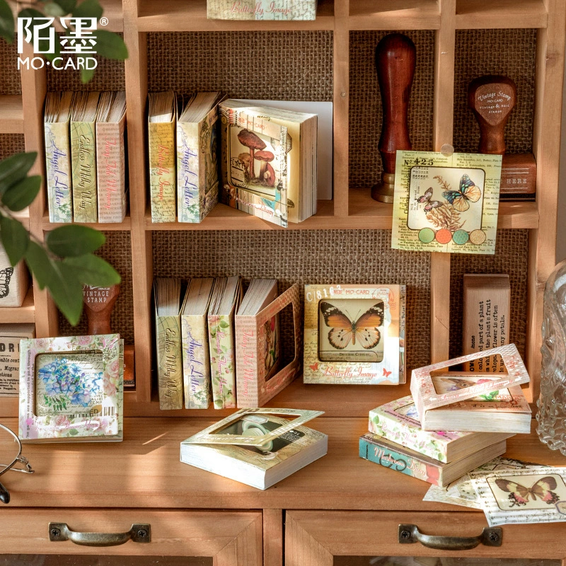 Time Album Series Mo Ink Card Наклейка Книга Ретро Ручной Счет DIY Материал Декоративные Наклейки 60 на 6