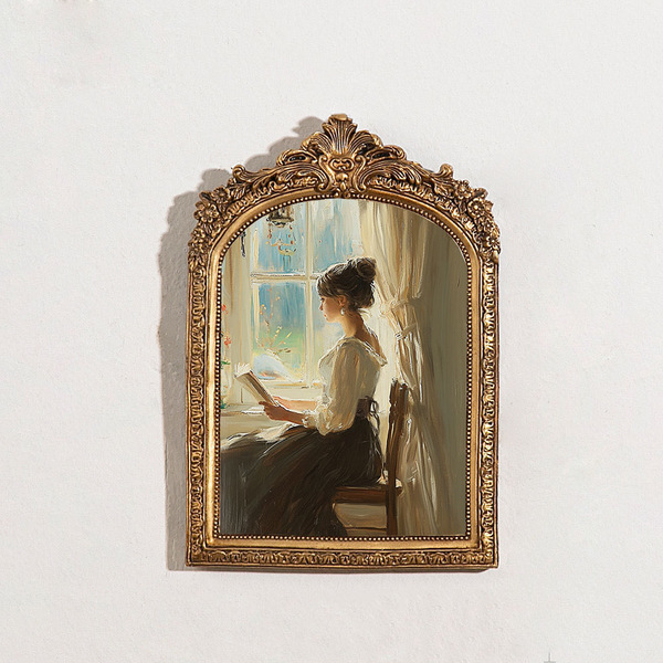 Table retro wall photo frame for bedroom