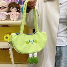 批发跨境日系可爱卡通帆布包女学生休闲斜挎包软妹少女包包单肩包