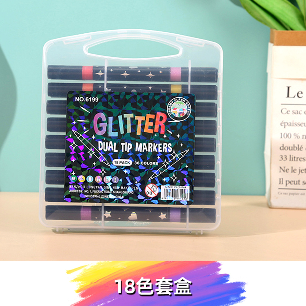 [Una] doble cabeza flash color marcador de pintura doble cabeza resaltador de color flash