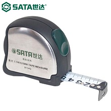 世达（SATA）91343 卷尺5.5米钢米尺不锈钢凯钛系列5.5Mx25MM