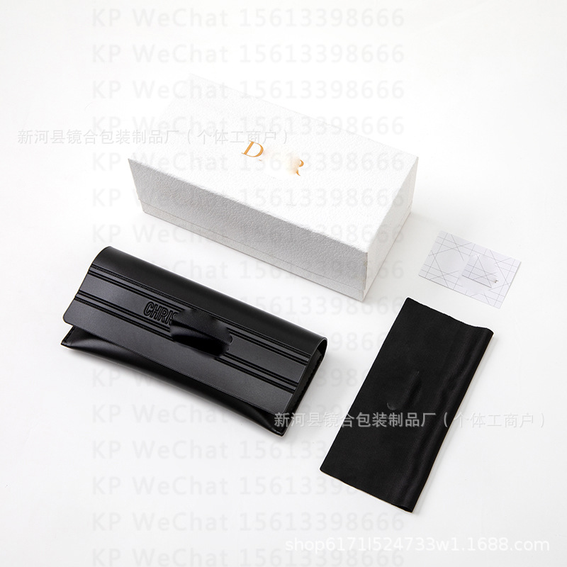 Spot al por mayor nueva caja de gafas de marca de alta gama de moda caja de gafas de sol de alta gama caja de embalaje completa