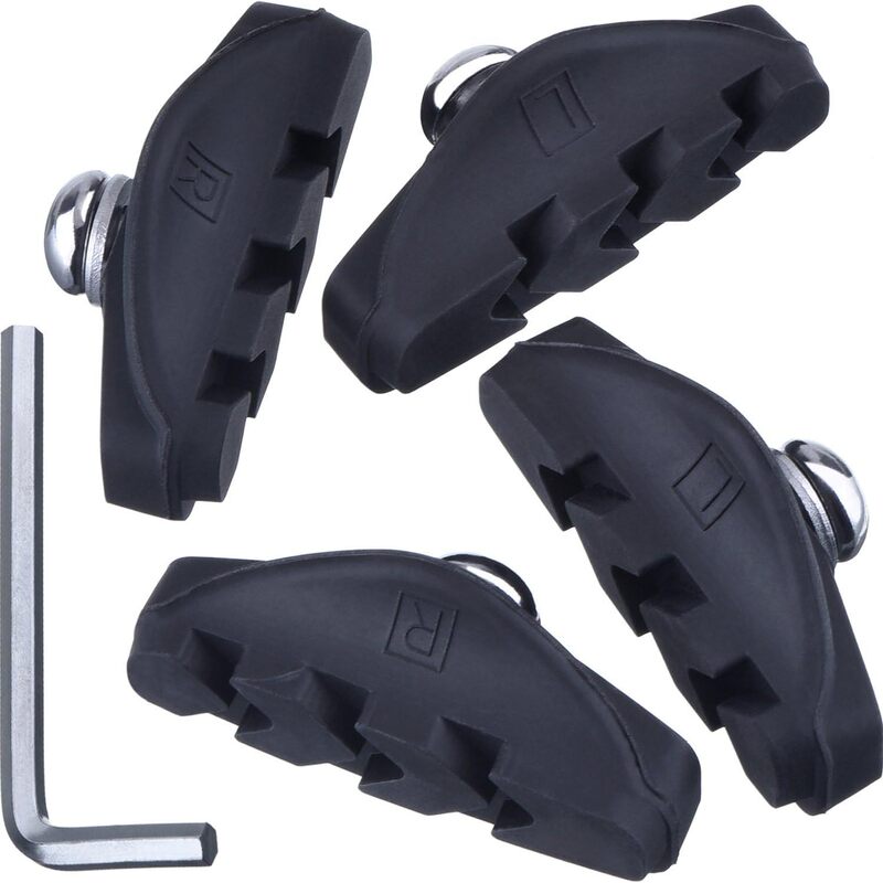 in stock wholesale road brake pads with installation tools caliper brake blocks low noise wear-resistant mountain bike brakes