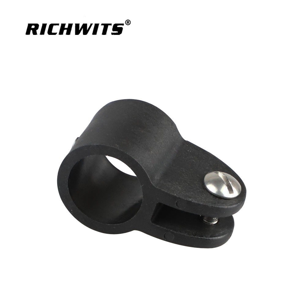 黑色尼龙塑料滑套 游艇遮阳蓬五金 船用五金 管接头 游艇配件支架