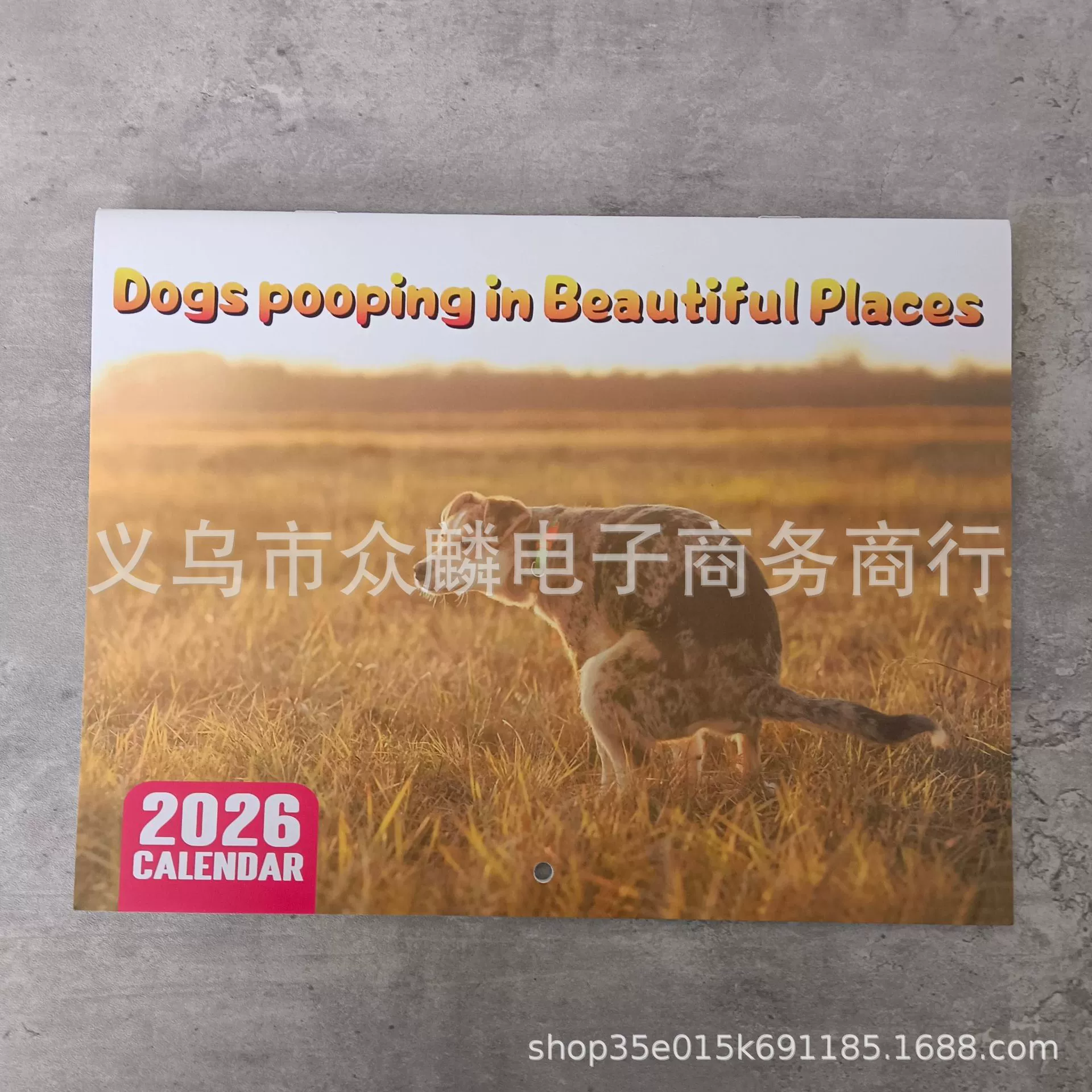 Календарь Ведьм 2026 год, календарь с лошадкой-мордой какающего пса, 2026 год