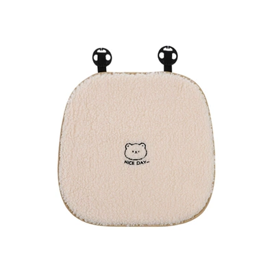 Car Cushion Autumn and Winter: Seat cushion, seat cover - steam-velvet-cushion-bear-front-row