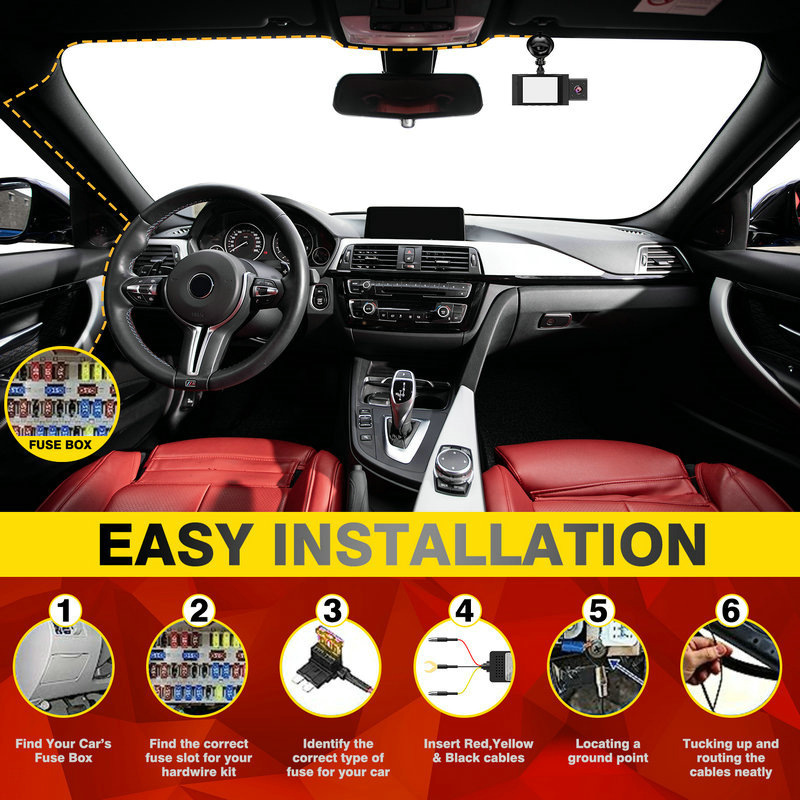 Wholesale Dashcam-Specific Voltage Reduction Cable, Car Power Bank Charging Cable, Low Voltage Protection Cable, Power Outage Protection Cable