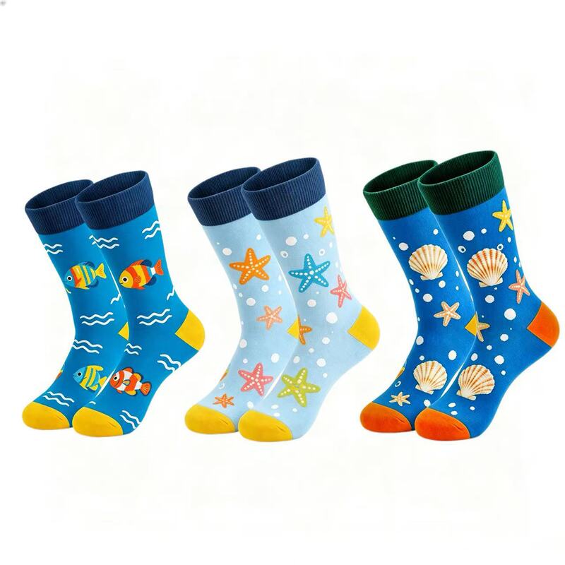 Amazon Cross-Border Supply Trendy Brand Socks, Same Style as Wish, Large Size Men's Socks, Animal Print Women's Socks, Mid-Calf Trendy Socks Amazon Cross-Border Supply Trendy Brand Socks, Same Style as Wish, Large Size Men's Socks, Animal Print Women's Socks, Mid-Calf Trendy Socks