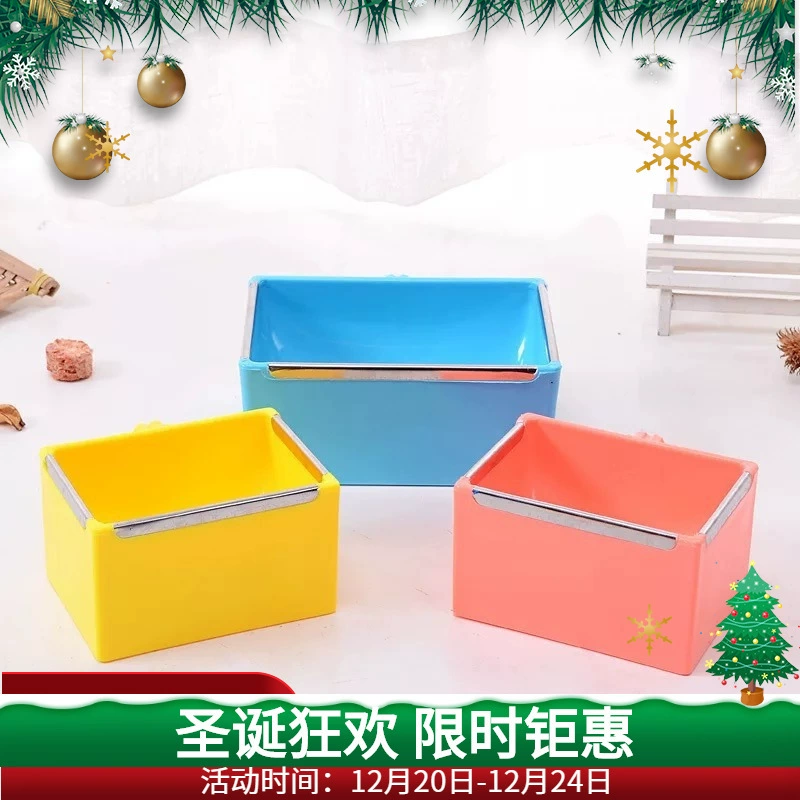 Коробка для еды против укуса Маленькие домашние животные могут исправить миску с едой