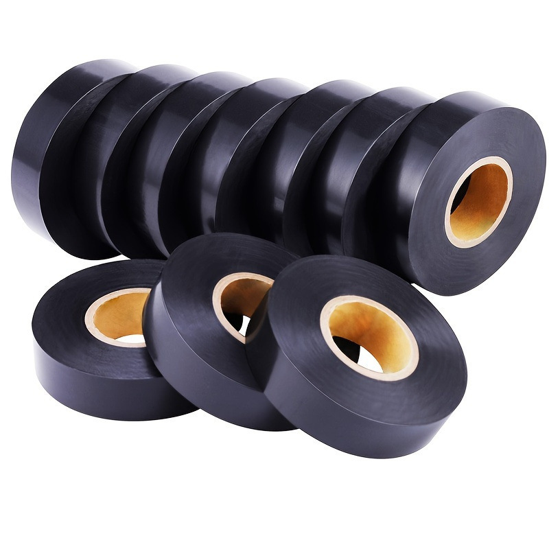 5 Rolls of Black Advanced Electrical Tape Waterproof Flame|undefined