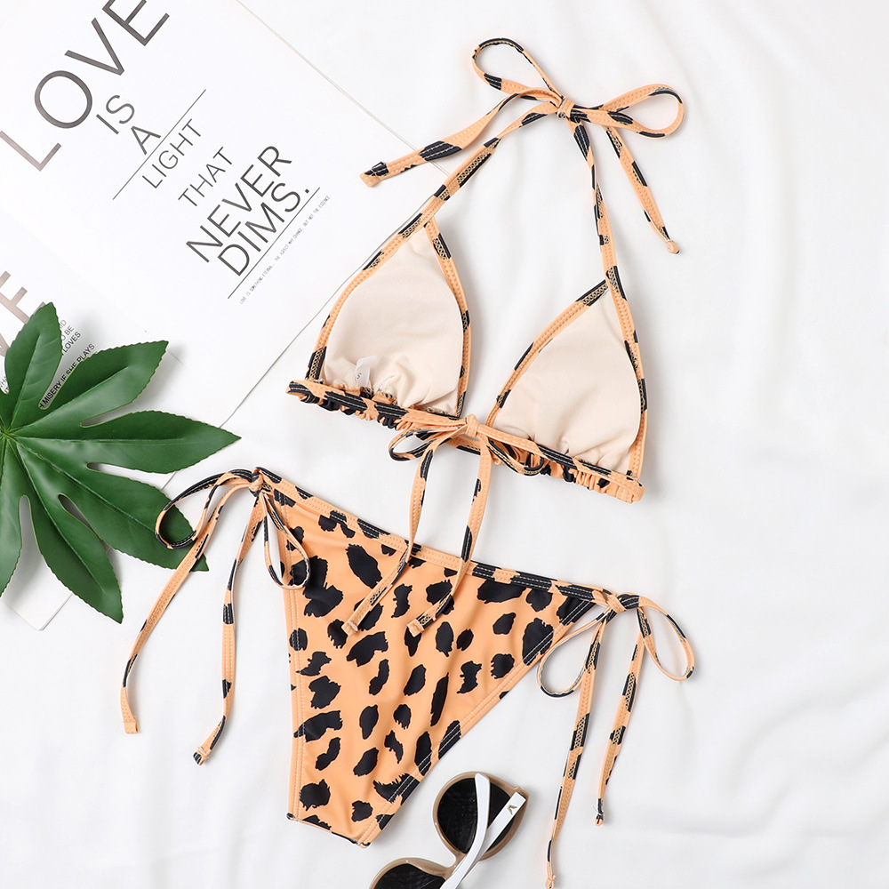 Leopard Print Outer Single Swimming Suit - Swimsuits - Uniqistic.com