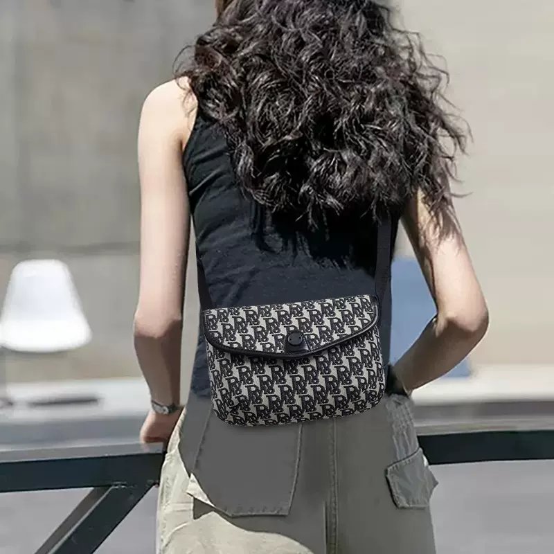 包包2025新款包包女包斜挎包胸包百搭时尚腰包帆布腋下小包箱包