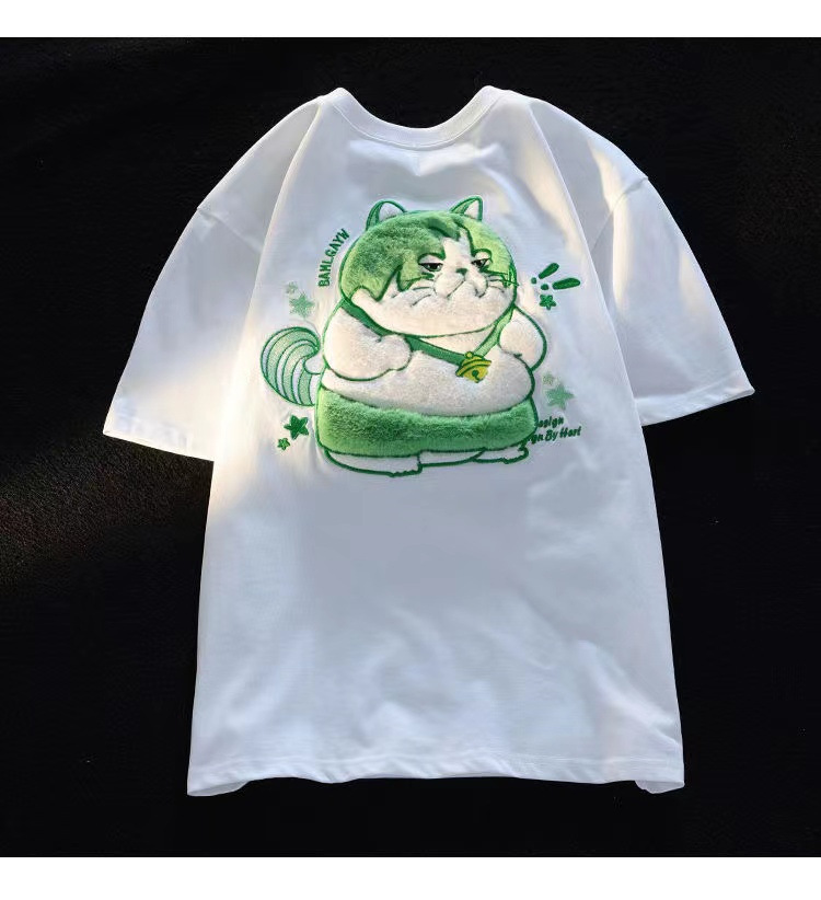 Cartoon Plush T-shirt 8