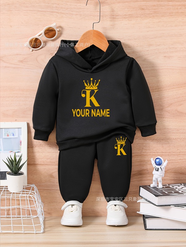Boys' warm hoodie set, children's autumn sports set 男童卫衣|undefined