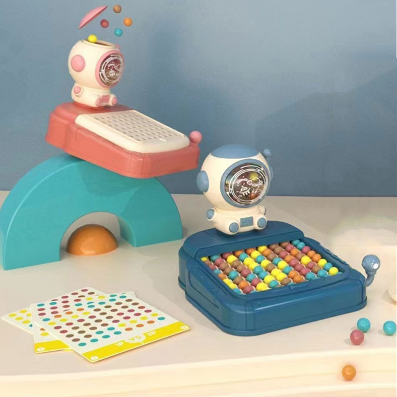 Diversión para niños astronauta Eliminación juguete padre-hijo Rainbow Ball juego de mesa Juego de eliminación