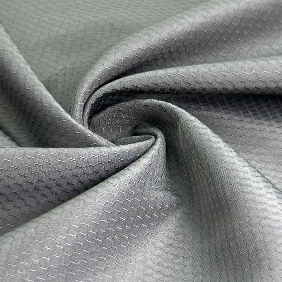 Chunya textile football grid polyester fabric jacquard anti-splashing shirt coat bags down jacket fabric wholesale