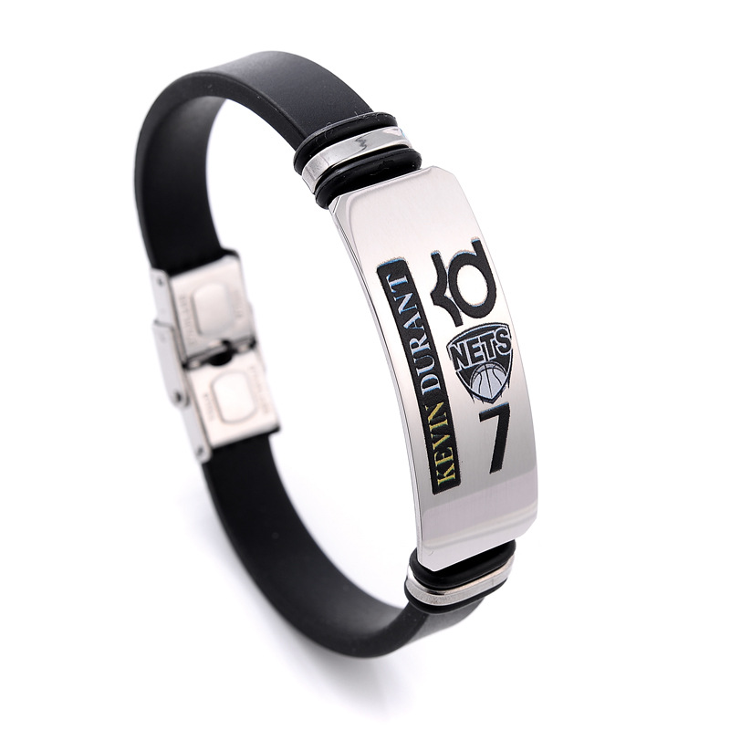 스테인레스 스틸 팔찌 (실버 컬러 사진) 듀란트