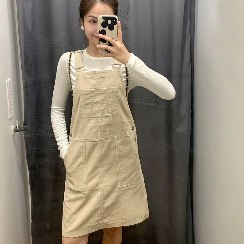 2023 детская одежда/вельветовое платье для девочек, тонкое школьное платье 460675