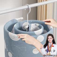 ステンレス製の布団乾燥器具、スパイラル式物干しラック、バルコニー家庭用大型丸型回転吊り下げ式シーツと掛け布団カバー