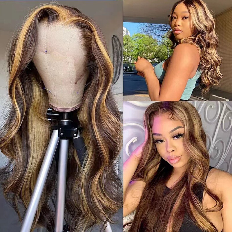 2022 Export European and American Wig for Women Brown Medium Bangs Big Wavy Long Curly Hair Rose Net Cross-Border Wig 2022 Export European and American Wig for Women Brown Medium Bangs Big Wavy Long Curly Hair Rose Net Cross-Border Wig