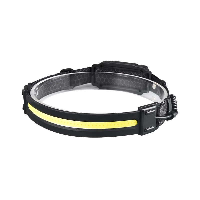 Transfronterizo nuevo faro de luz fuerte USB carga incorporada COB lámpara de parche faro al aire libre Faro de inducción multifuncional