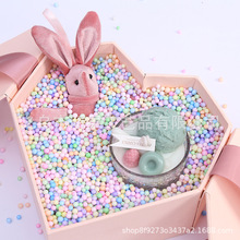 工厂直销袋装流星球礼盒填充颗粒礼物惊喜马卡龙彩色泡沫球DIY