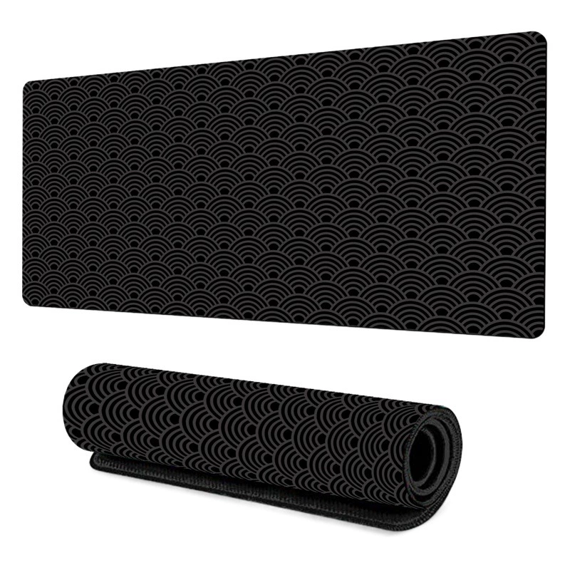 Amazon Абстрактный гофрированный коврик для мыши Большой термотрансферный офисный Настольный коврик Абстрактная жидкость Художественный дизайн Фабрика Прямо