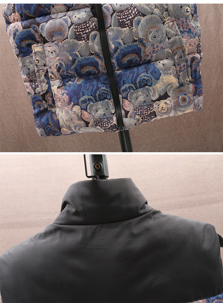 Ανδρικά Ρούχα Μοντέρνο φθινόπωρο και χειμώνα μεταξωτό βαμβακερό γιλέκο για άνδρες Κορεάτικο στυλ με λεπτό γιακά σε προσφορά, βαμβακερό γιλέκο, γιλέκο για άνδρες_voghion.com