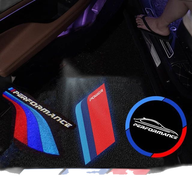 Adecuado para BMW especial Luz de bienvenida especial coche especial LED puerta logo láser lámpara de proyección Luz de modificación