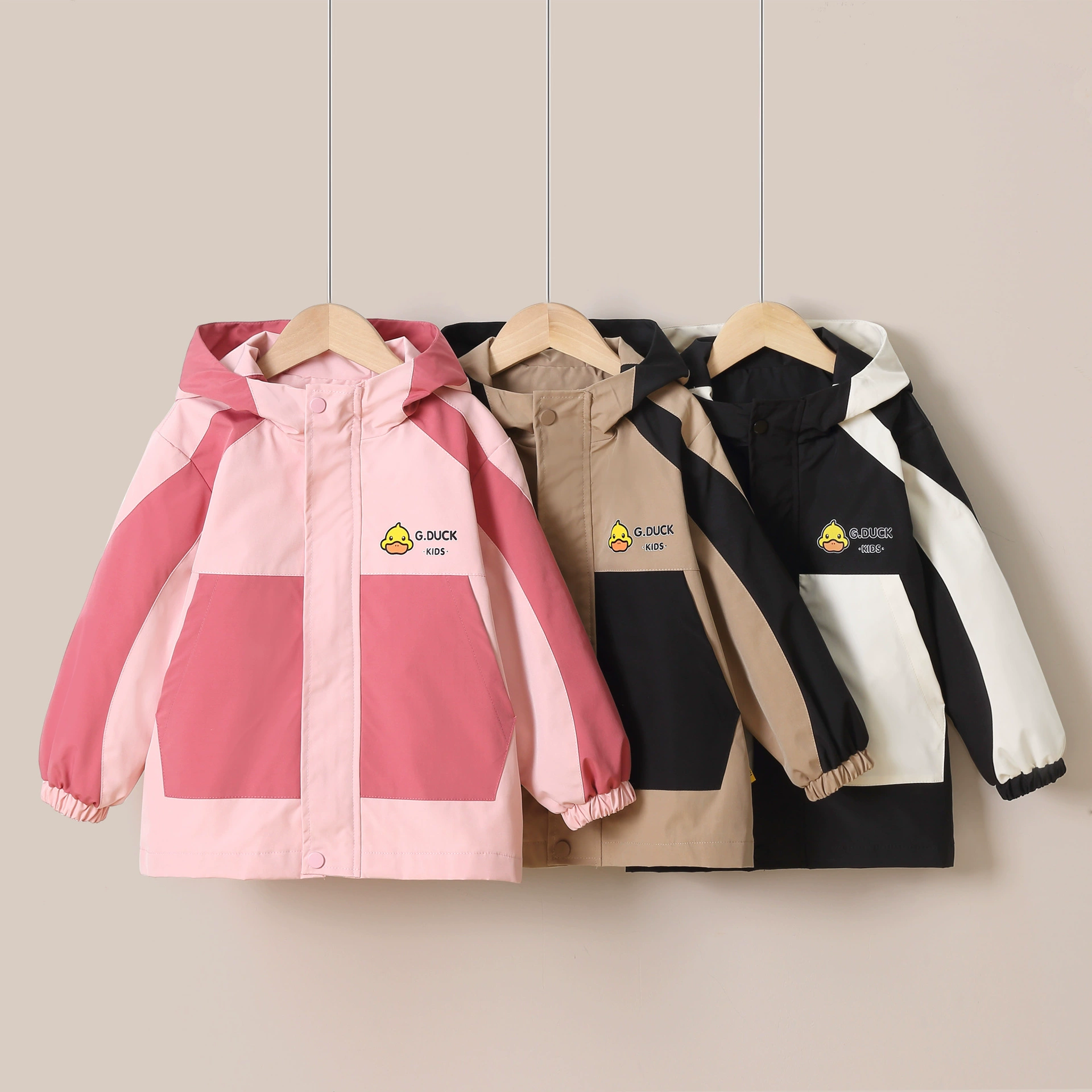 Подлинная желтая утка детская куртка для мужчин и женщин