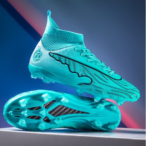 Zapatos de fútbol auténticos para hombres y mujeres, estudiantes de entrenamiento para adultos, césped artificial ag, zapatos de fútbol antipatinantes transpirables profesionales