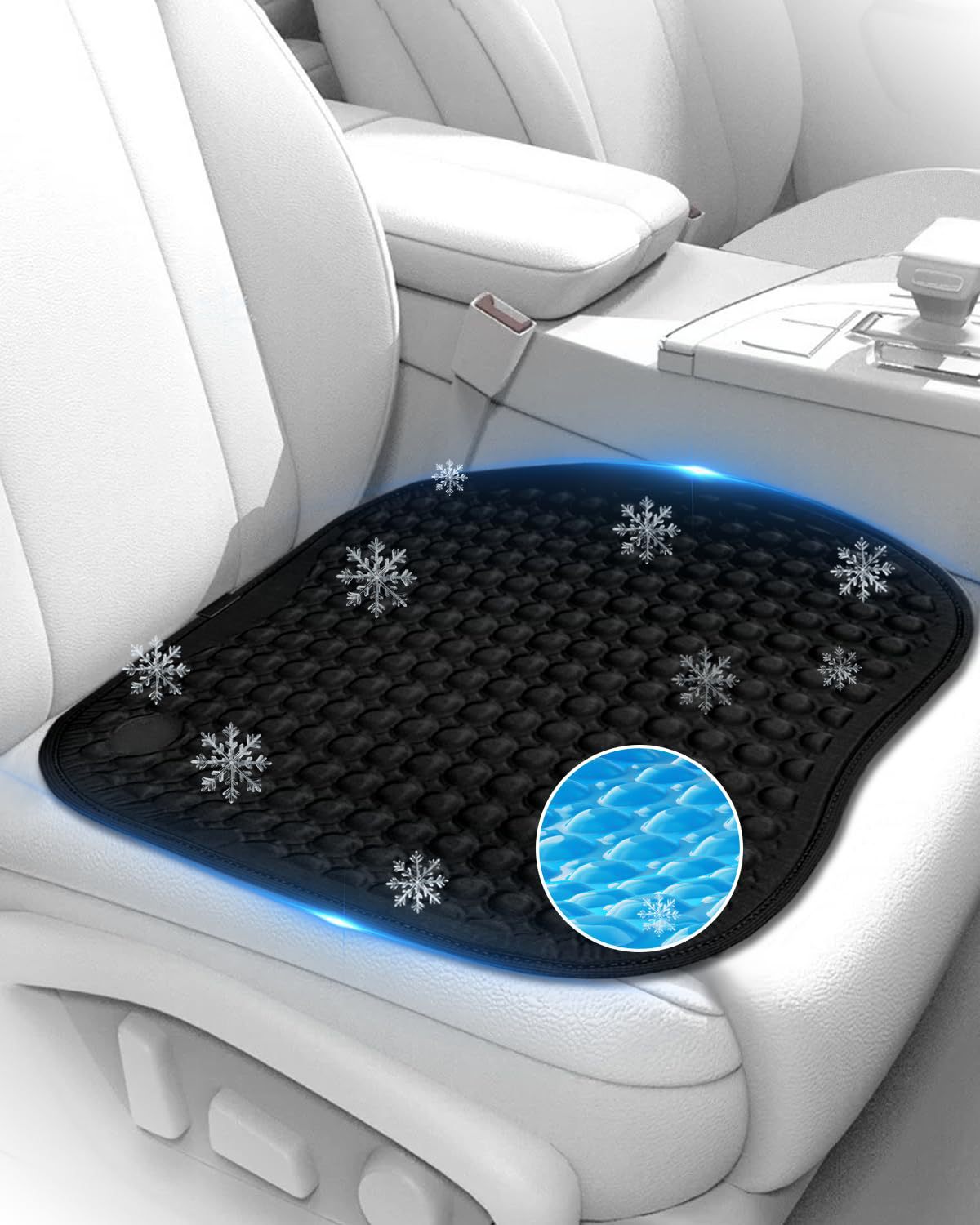 Honeycomb Gel Seat Cushion Car Seat Cushion Solid Gel Summer Ice Cushion Home Cooling Cushion Car Seat Cushion