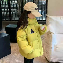 儿童羽绒服秋冬新款2026加厚休闲百搭三防90白鸭绒上衣女宝宝外套