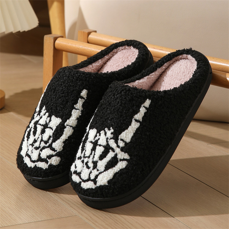 (Cross-border trading), winter rainbow keep warm slippers