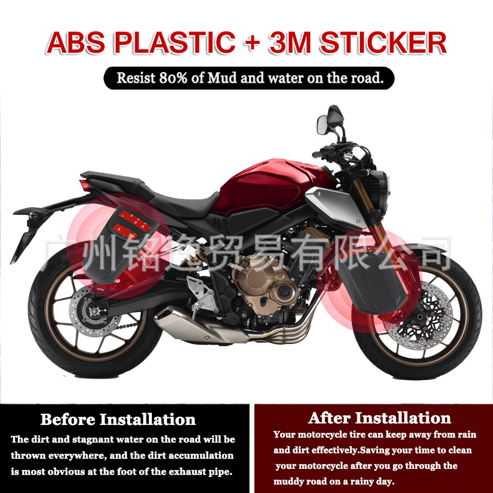 Suitable for Honda Cbr650R Cb650R 2019-2021 Motorcycle Front Fender Extension Plate Extension