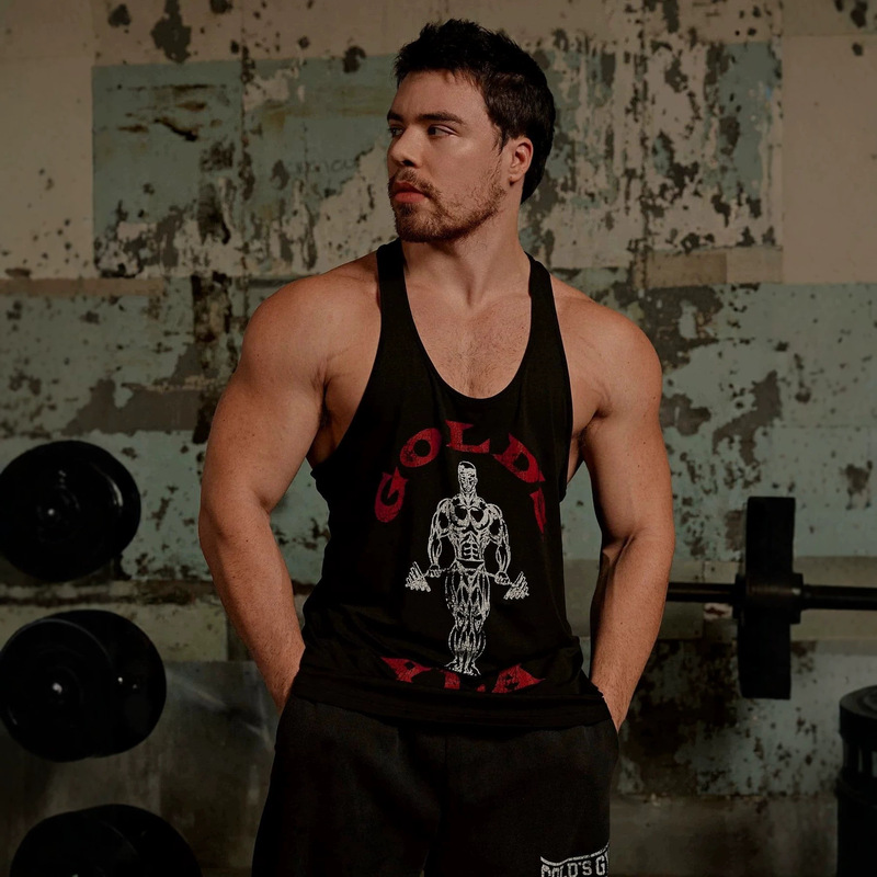YOUNGLA American-style trendy brand, new summer collection, men's tank top, suitable for running, sports, and fitness, made of cotton, slim fit YOUNGLA American-style trendy brand, new summer collection, men's tank top, suitable for running, sports, and fitness, made of cotton, slim fit