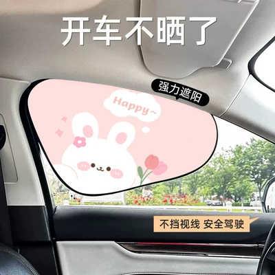 Electrostatic Adsorption Sunshade Cartoon — Sun shade