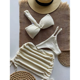 比基尼;连体泳衣;三件套泳装