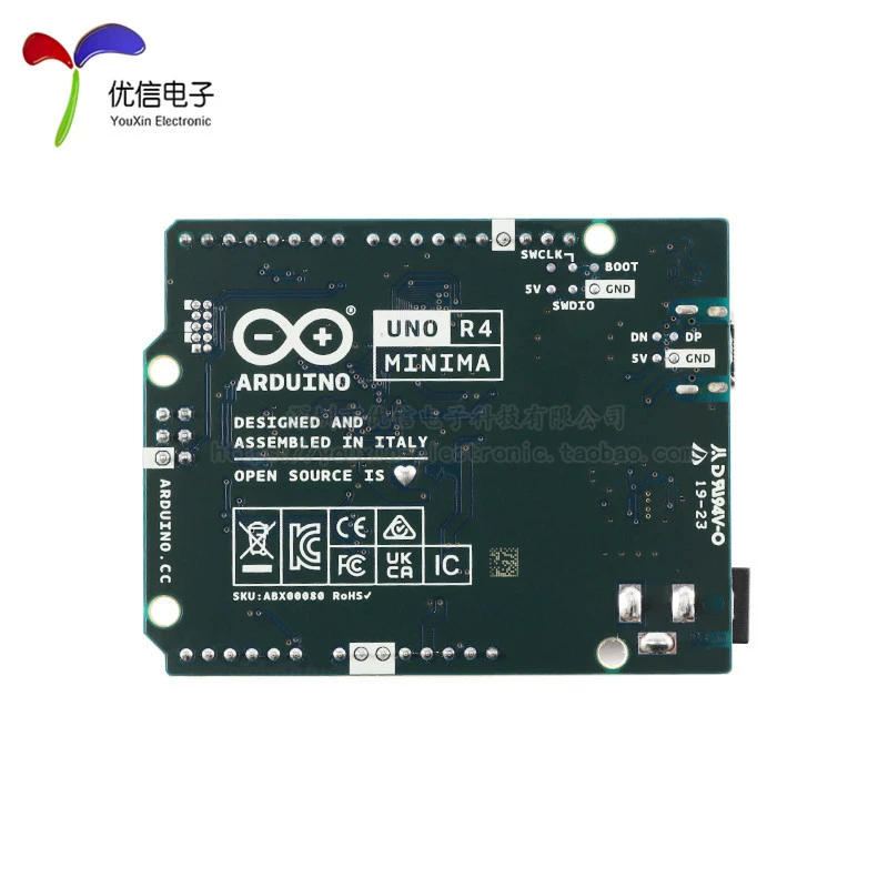 Оригинальный Arduino Uno R4 Minima ABX00080 Renesas RA4M1 Development Module