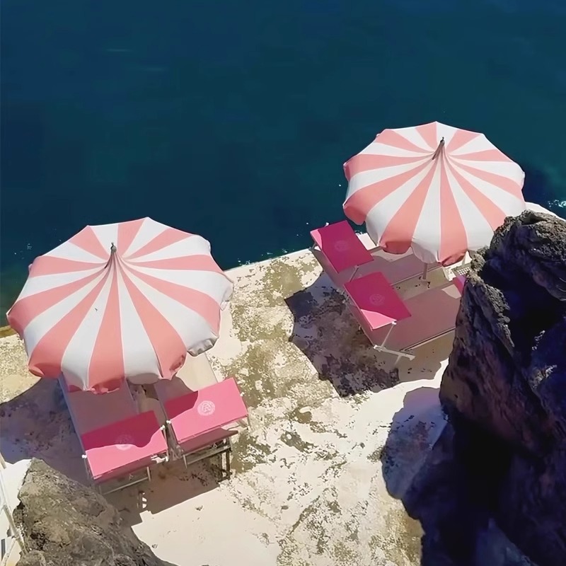 Travel street umbrella solar-powered, beach swimming pool 2