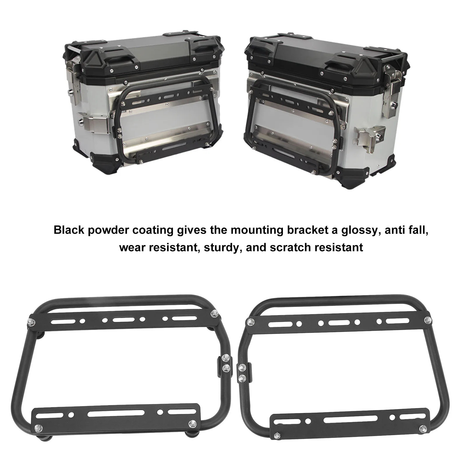 Motorcycle Universal 28/35L Side Box Bracket Saddlebag Bracket Load-Bearing Support Frame Modification Accessories