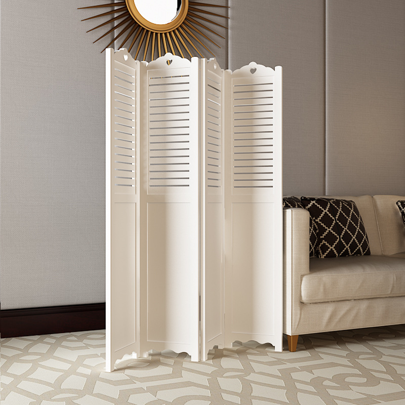 K8 Screen Partition Folding Screen Simple Foldable Pastoral Fashion Living Room Waterproof White Bedroom Mobile
