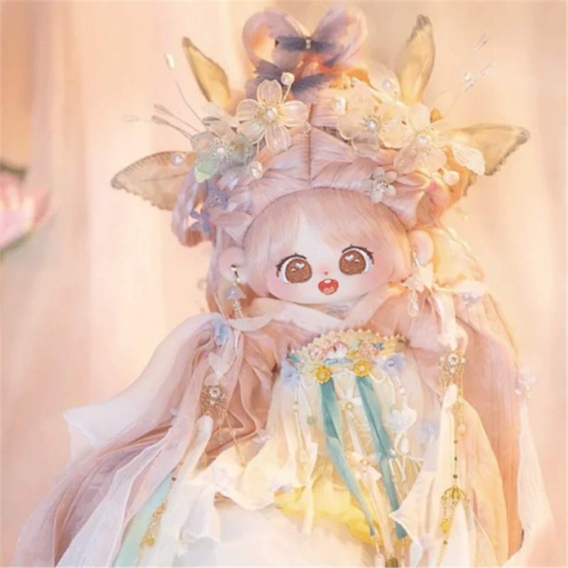 여자 친구를위한 원피스 봉제 장난감 인형을위한 20CM 스커트 코튼 인형 원피스