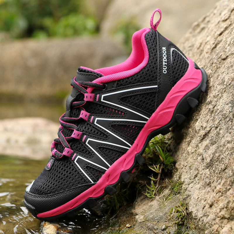 Verano EE.UU. comercio exterior malla transpirable al aire libre zapatos de montaña zapatos de senderismo antideslizantes para hombres y mujeres zapatos de entrenamiento de agua zapatos deportivos