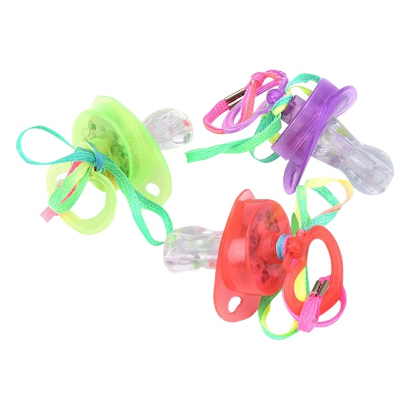 2023 flash pezón juguete LED parpadeante luz discoteca bar luminoso juguete pezón silbato