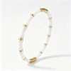 White, bamboo, golden, 750 sample gold