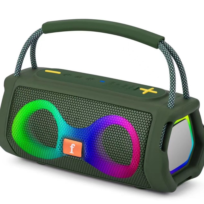 外国貿易 ET-313 オーディオ屋外スピーカーポータブル大音量ハイパワー RGB カラフルなライトサブウーファー|undefined